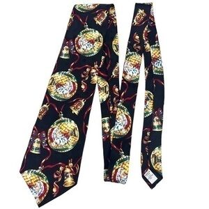 Wembley Silk Ornament Santa Christmas Tie